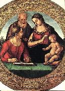 The Holy Family with Saint Luca Signorelli